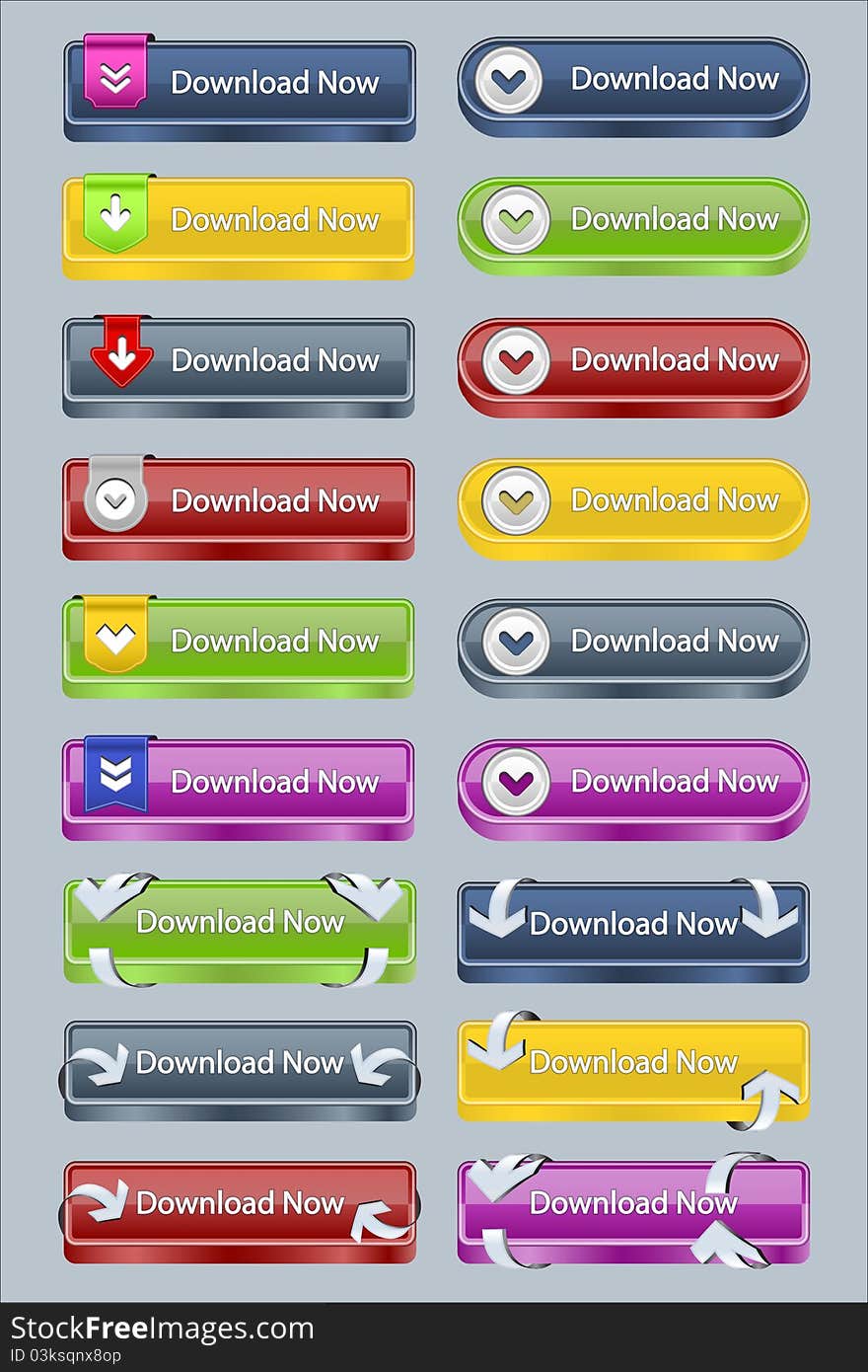 Fancy Vector Download Buttons