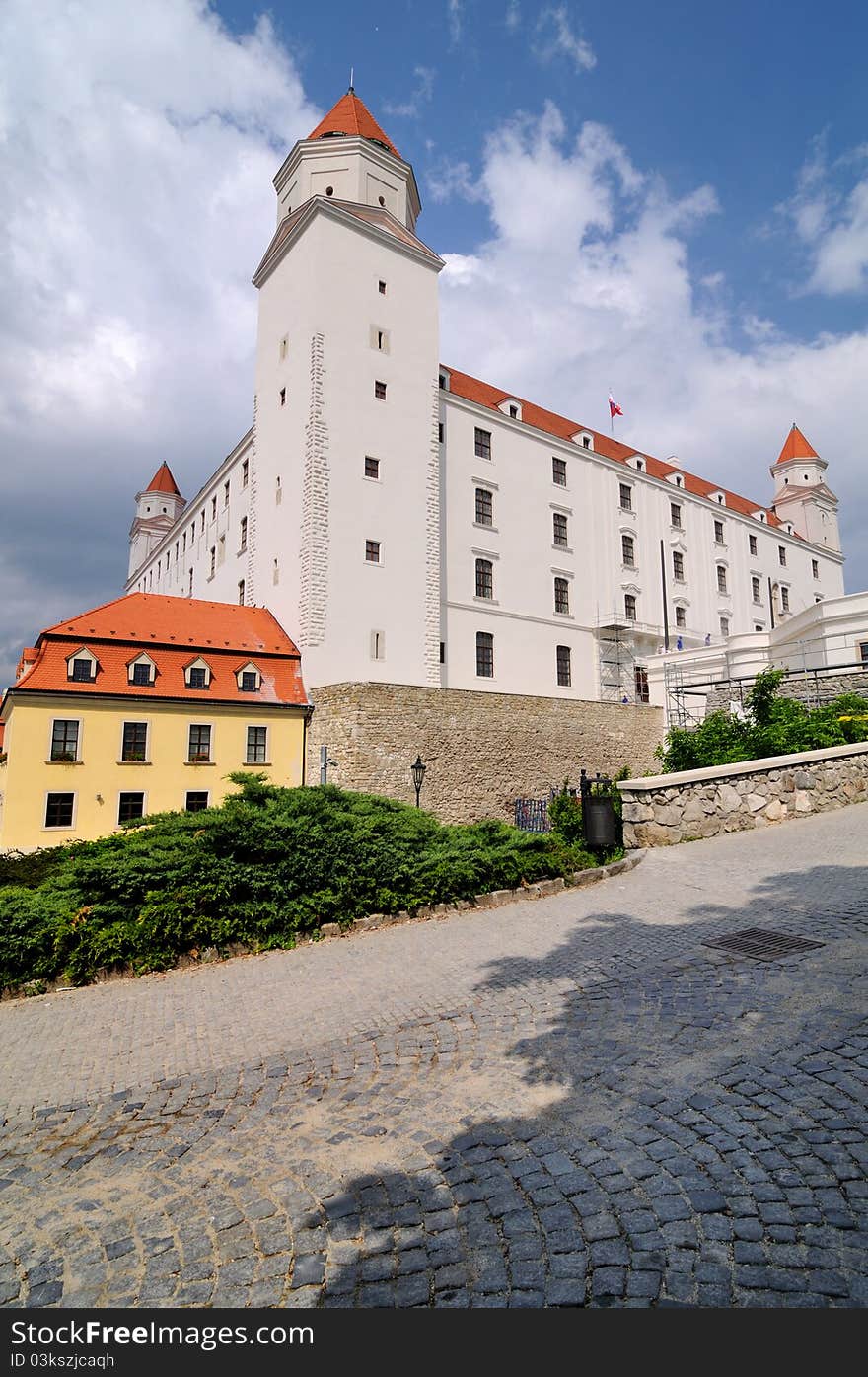 Renewed Bratislava castle, Slovakia