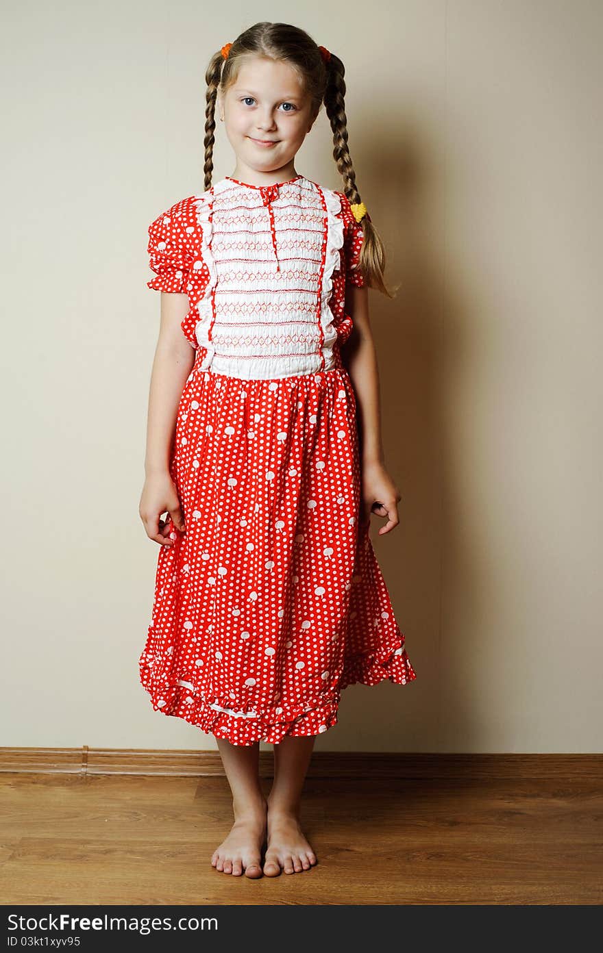 An image of a nicel little girl in a dress. An image of a nicel little girl in a dress