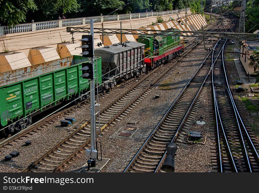 Freight Diesel Train