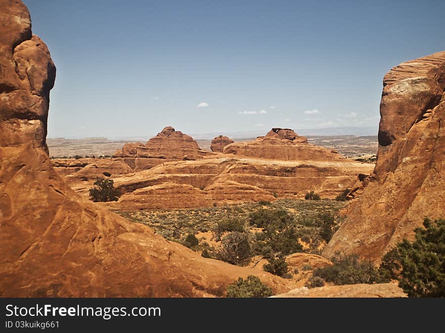 View of Arches National Park