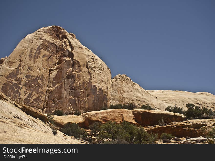 Peak at Capitol Reef