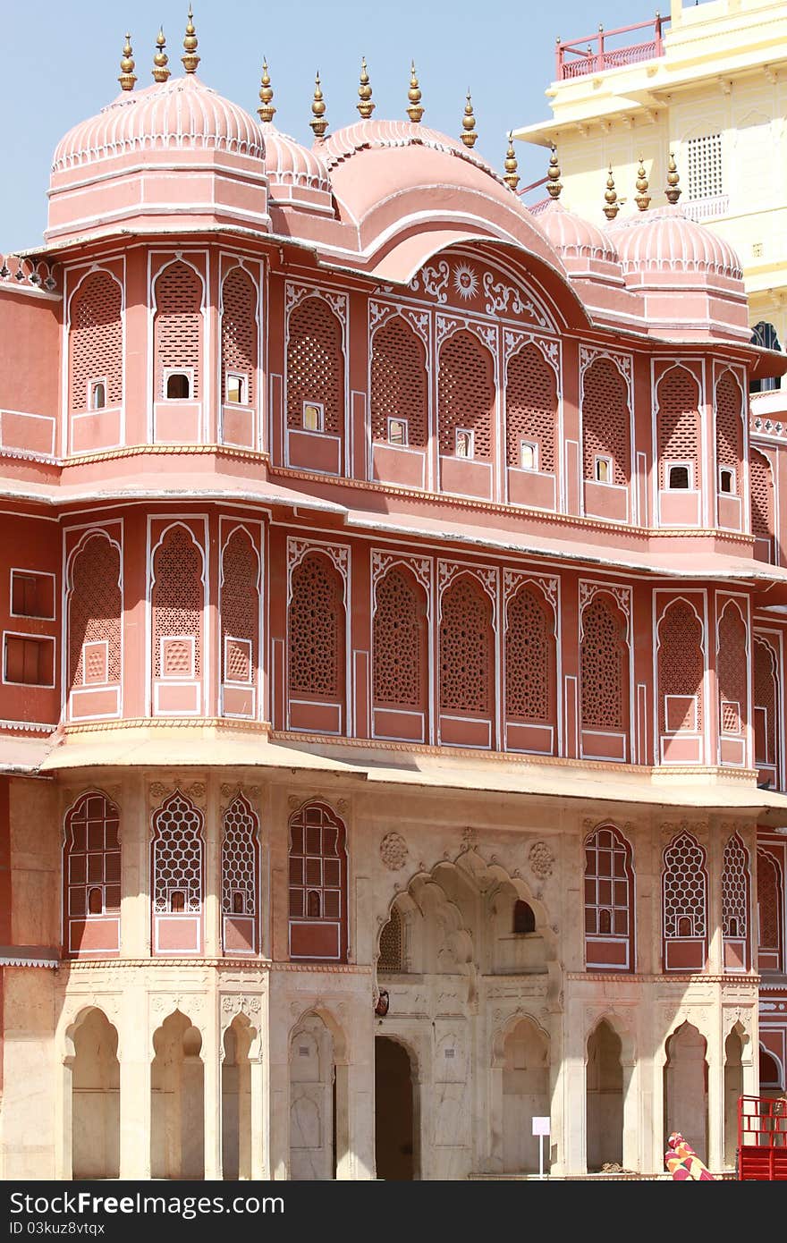 City palace in jaipur, India. City palace in jaipur, India