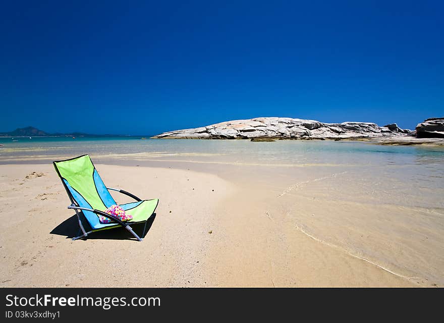 Chair in the beach