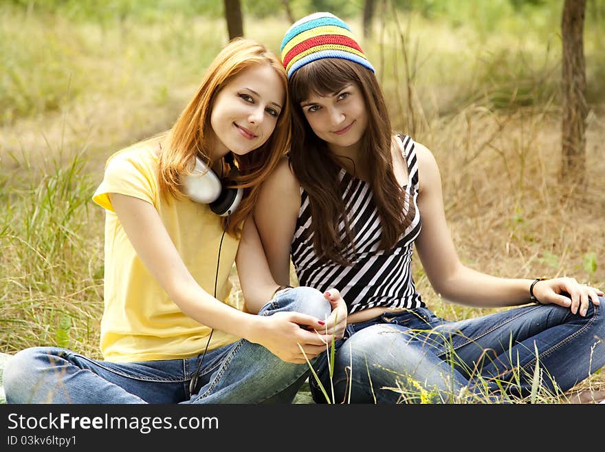 Girlfriends at the park.