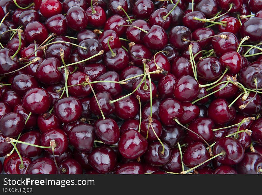 Sweet Cherries Background