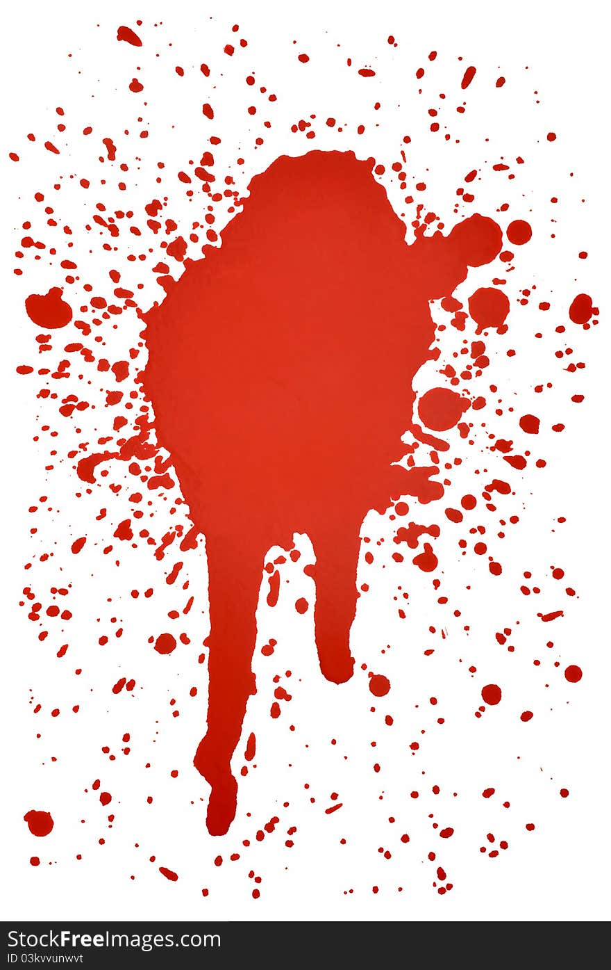 Blood splatters