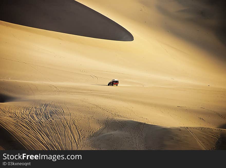 Dune Buggy And Dunes