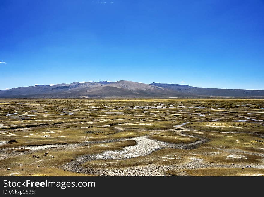 Beautiful colours of the Plains of central Peru. Beautiful colours of the Plains of central Peru