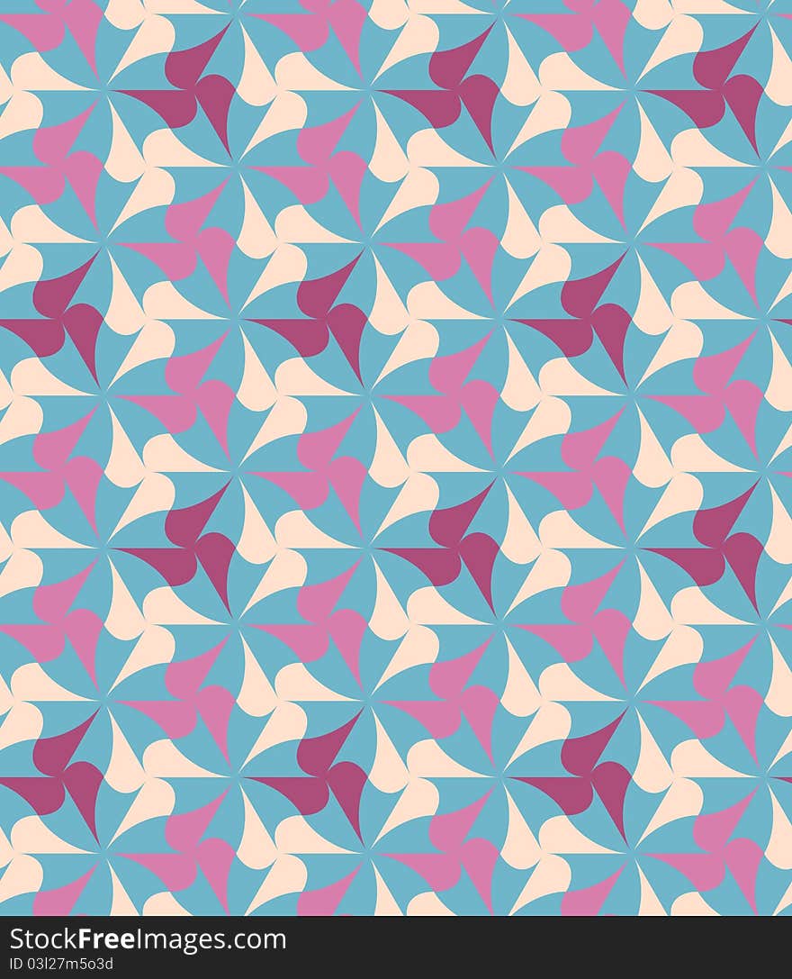 Pink green pattern