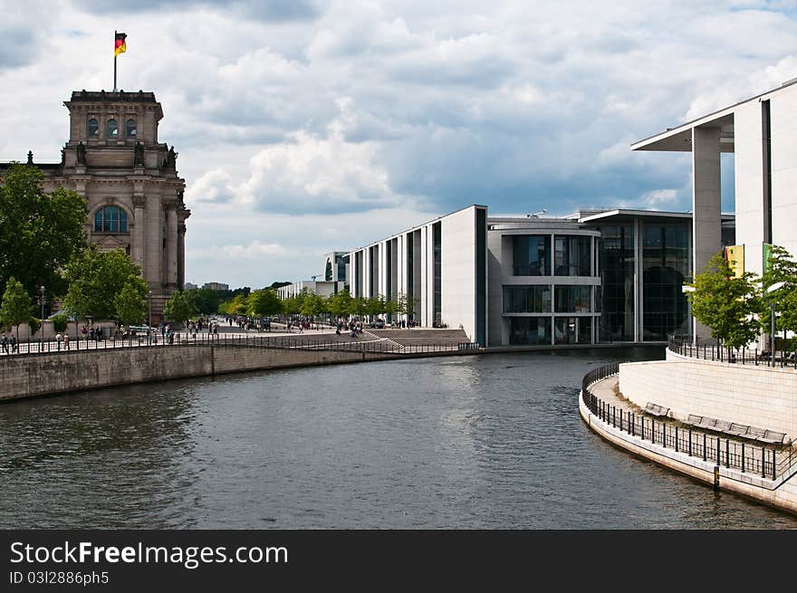 Paul-LÃ¶be-Haus And Reichstag Berlin