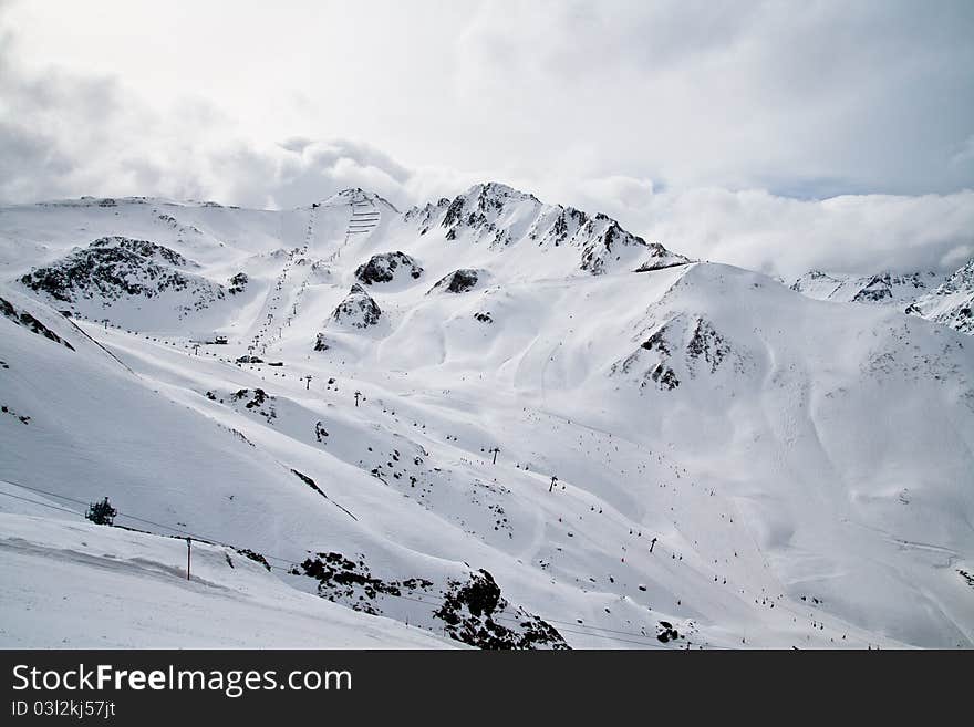 Alpine Ski Resort Panorama