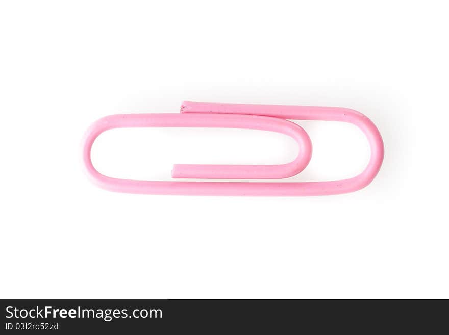 A colorful paper clip