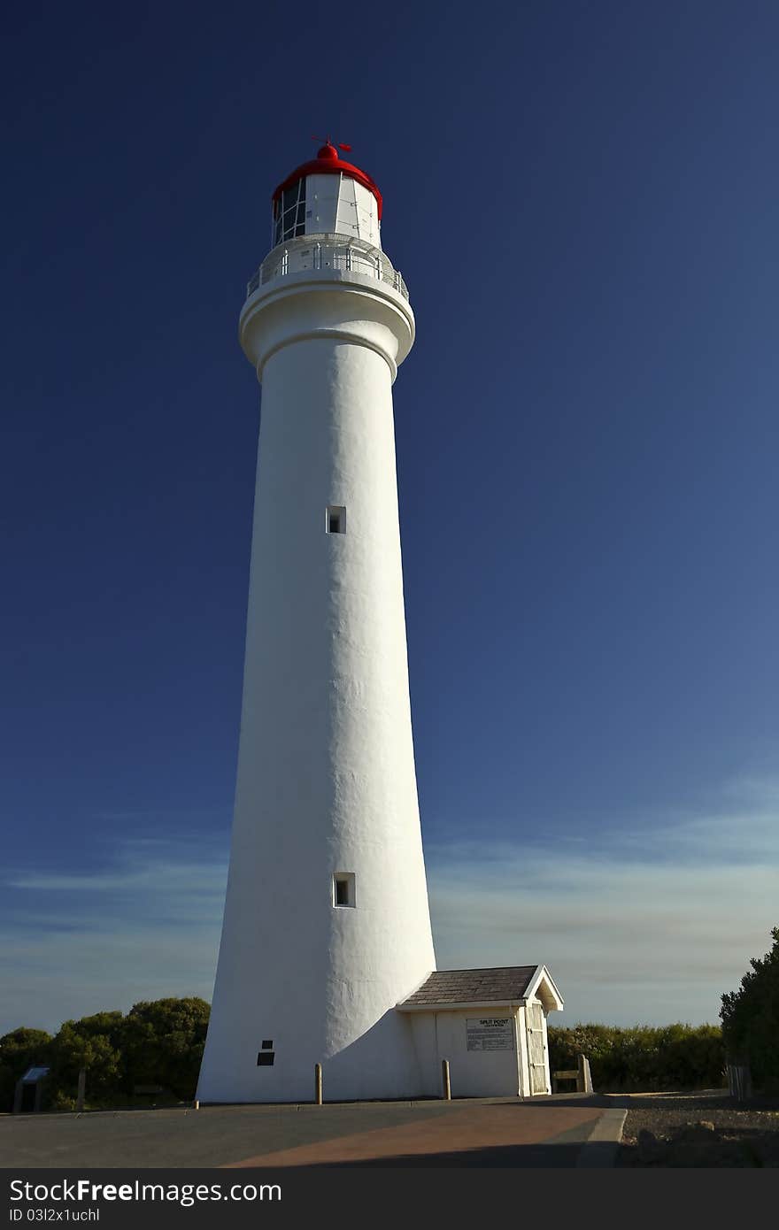 A view of Split Point Lighthouse on the south coast of Australia Victoria. A view of Split Point Lighthouse on the south coast of Australia Victoria.