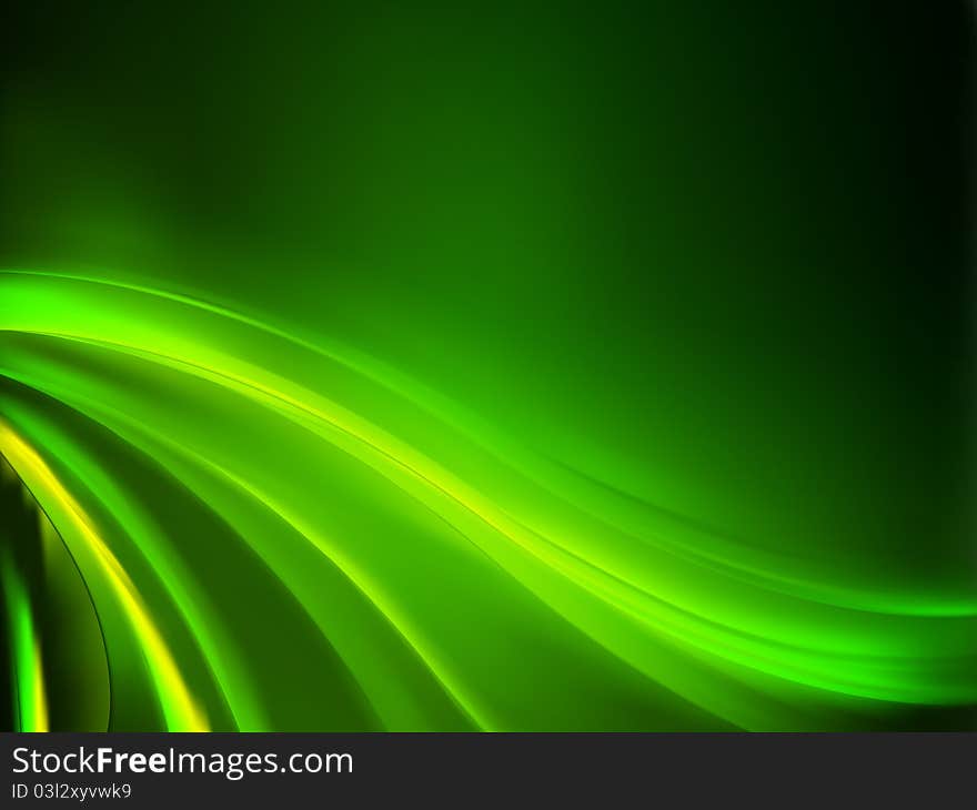 Abstract green background. EPS 8