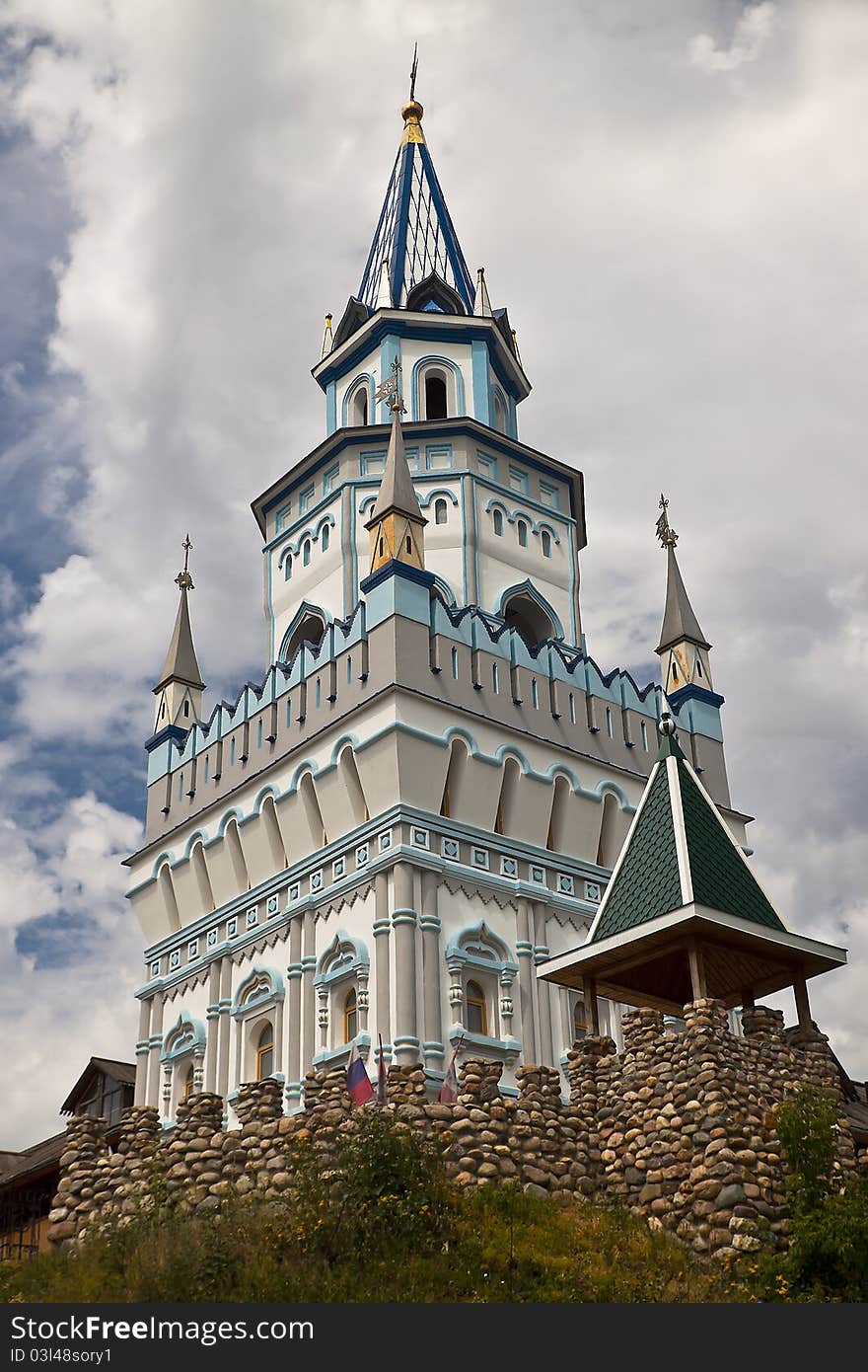 Beautiful kremlin in Izmailovo, Moscow, Russia