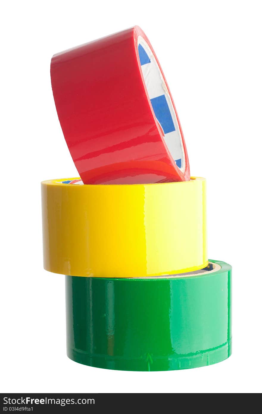 Colored sticky tape