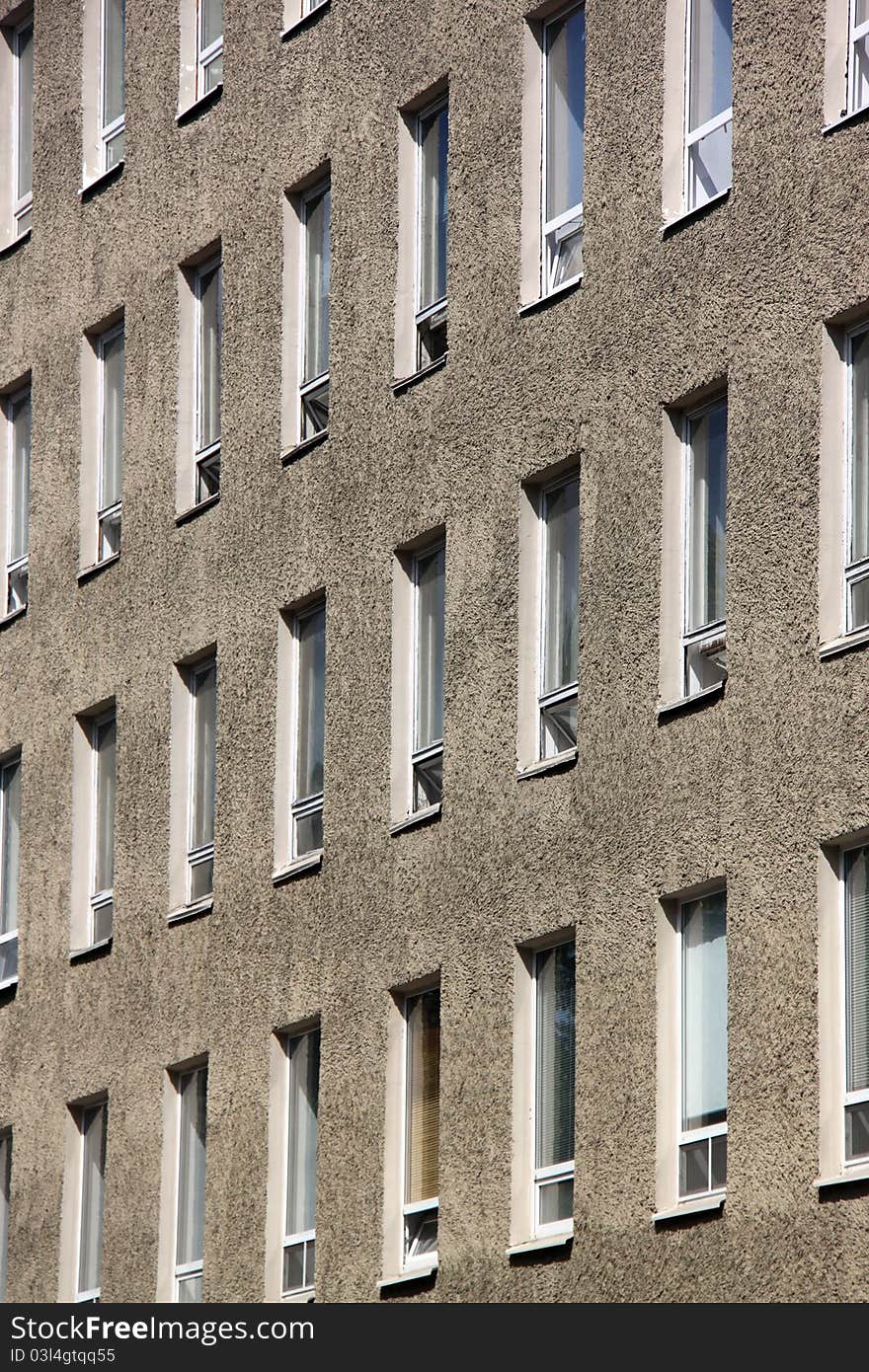 Many windows on the wall