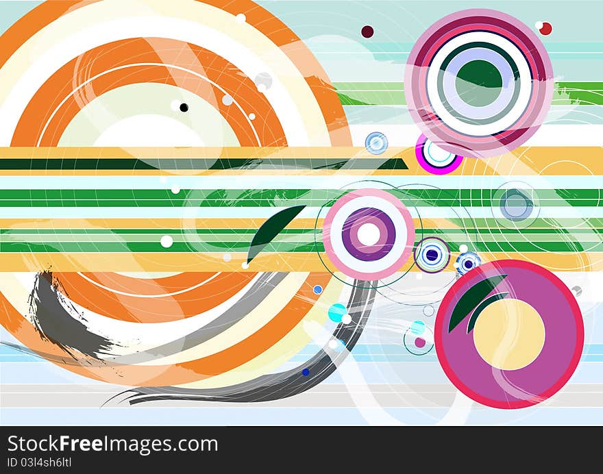 Abstract Flash Light Background