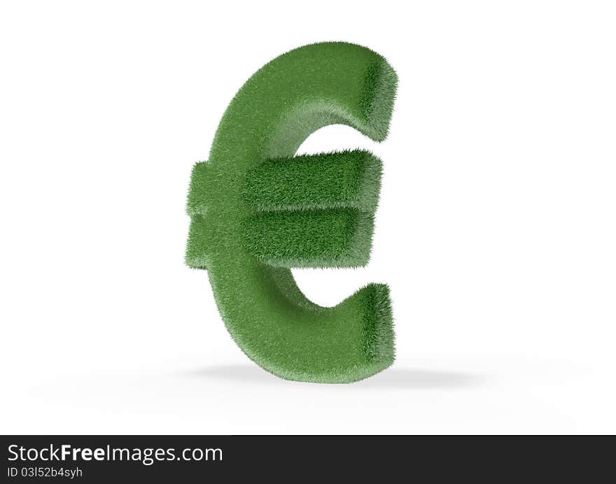 Grassy Euro Symbol