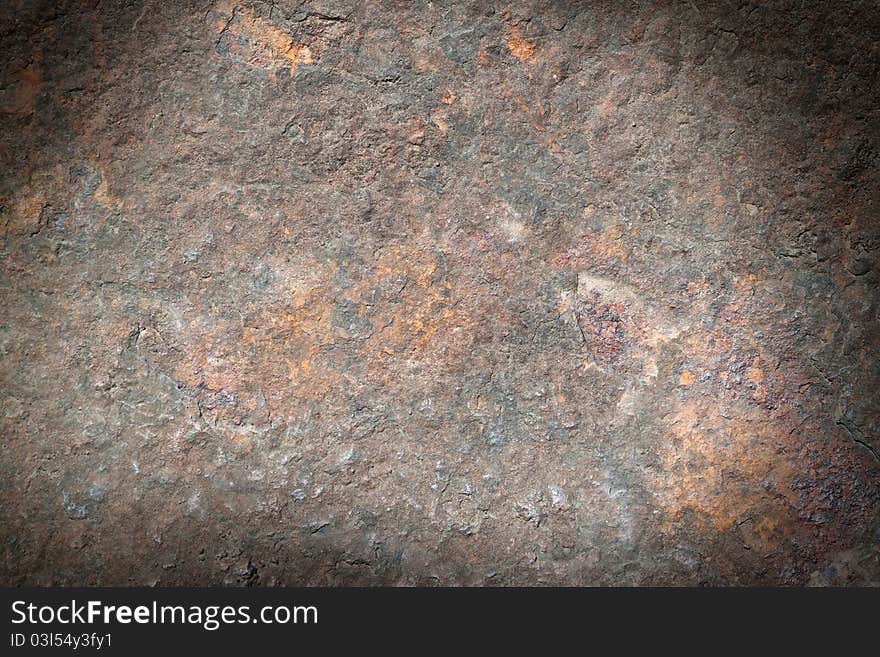 Rust Fungus Sheet metal surface