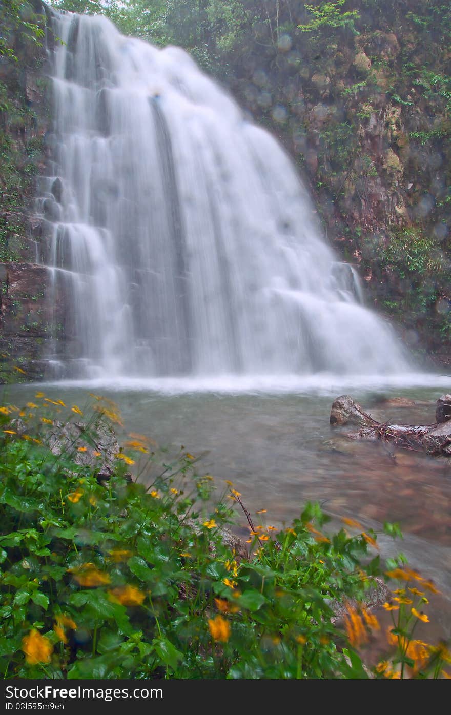 The little waterfalls  valley of beautiful