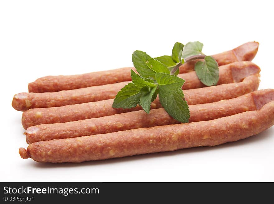 Mead Sausage With Mint