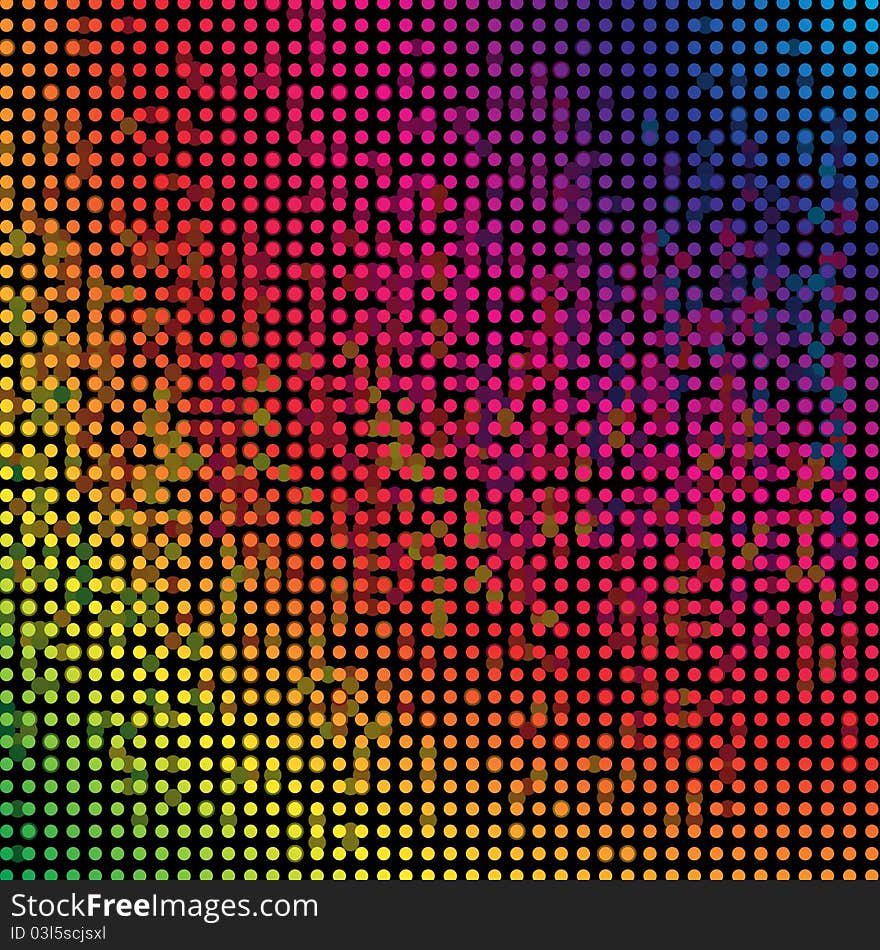 Colourful mosaic light background