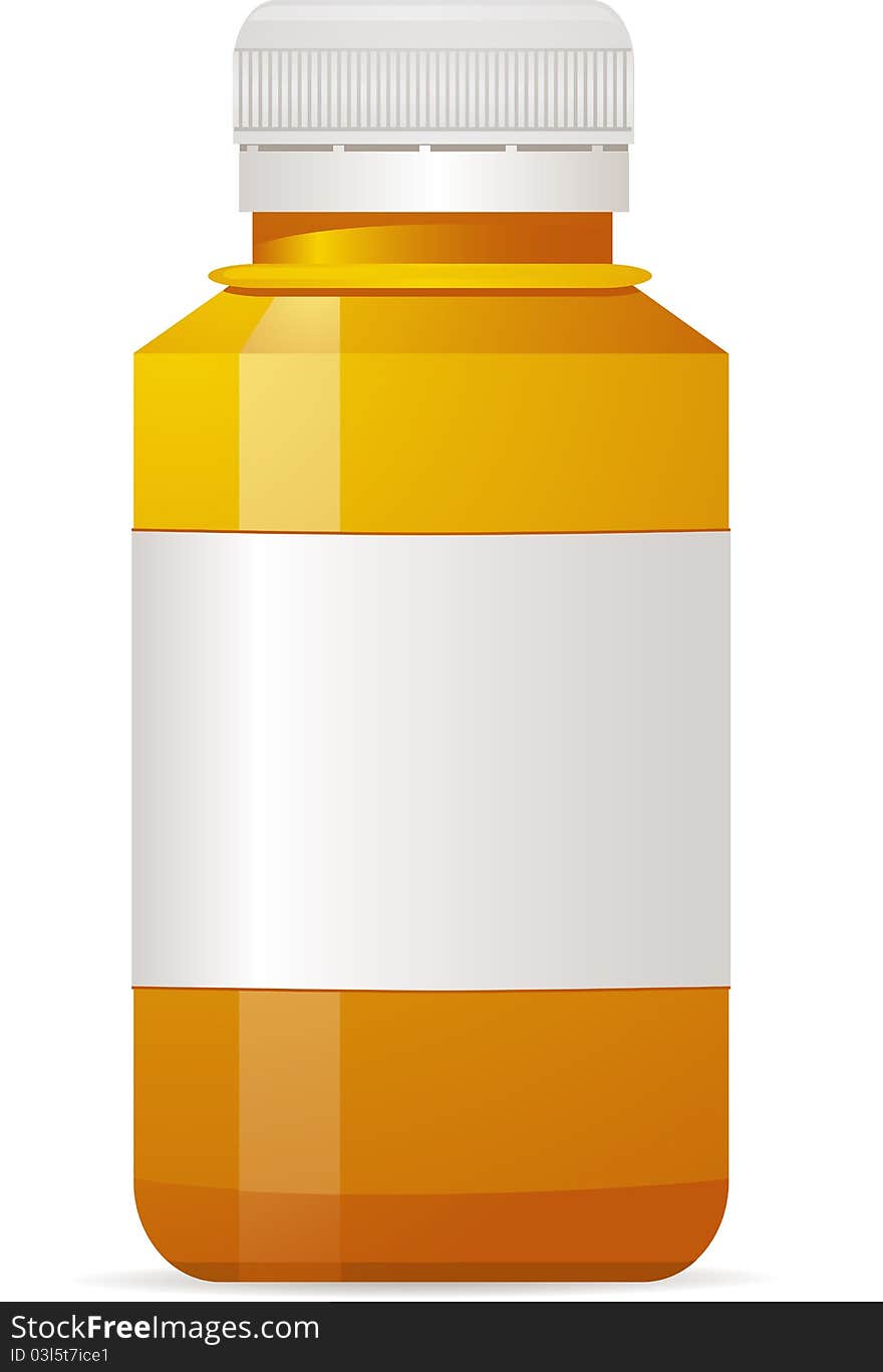 Empty pill bottle