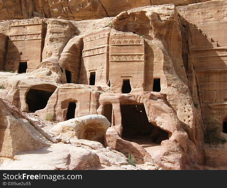 The ancient city of Petra