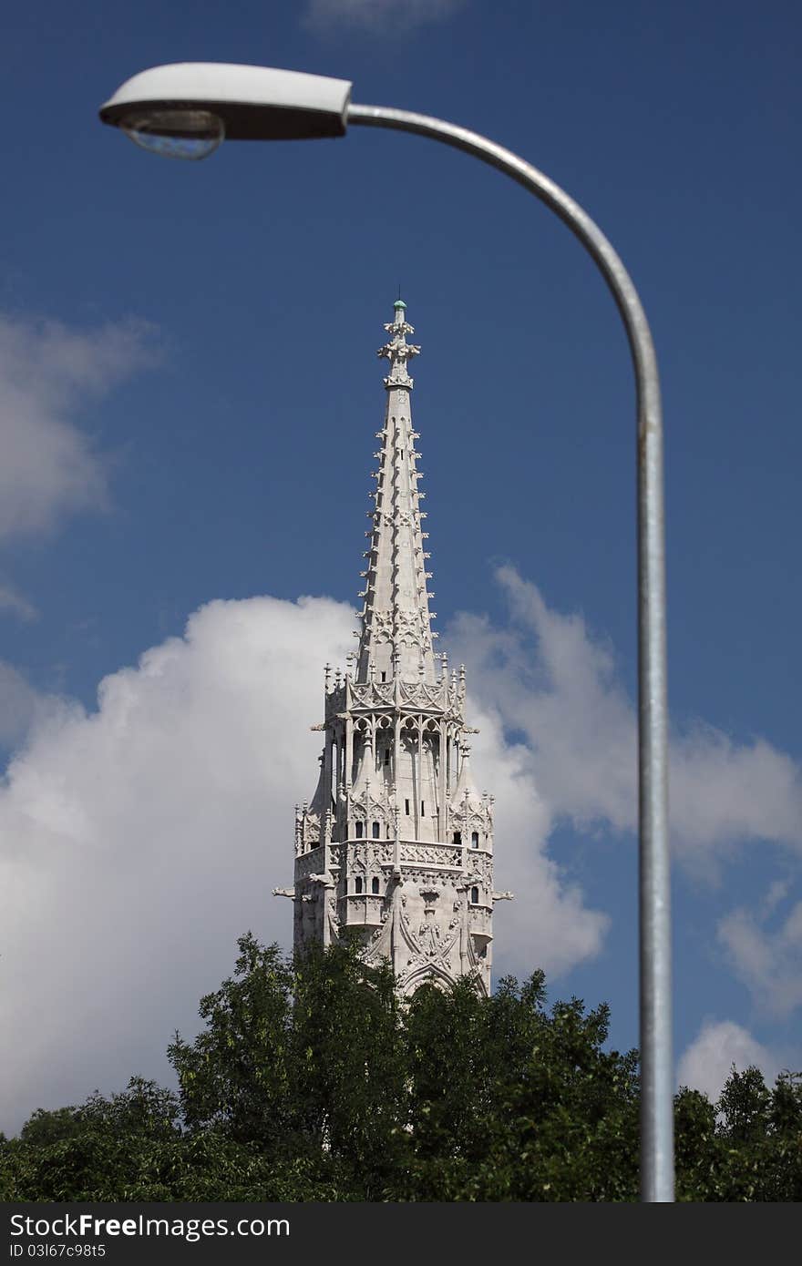 St. Matthias church spire in Budapest