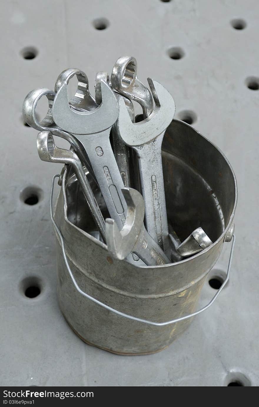 Wrench in a tin can