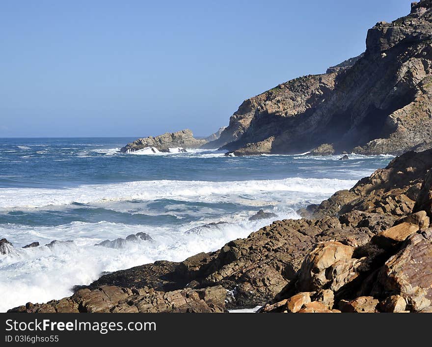 Rocky Shoreline.