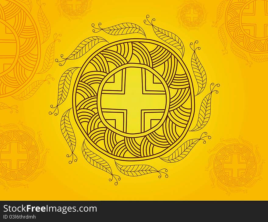 Seamless Indian design rangoli, heena pattern. Seamless Indian design rangoli, heena pattern