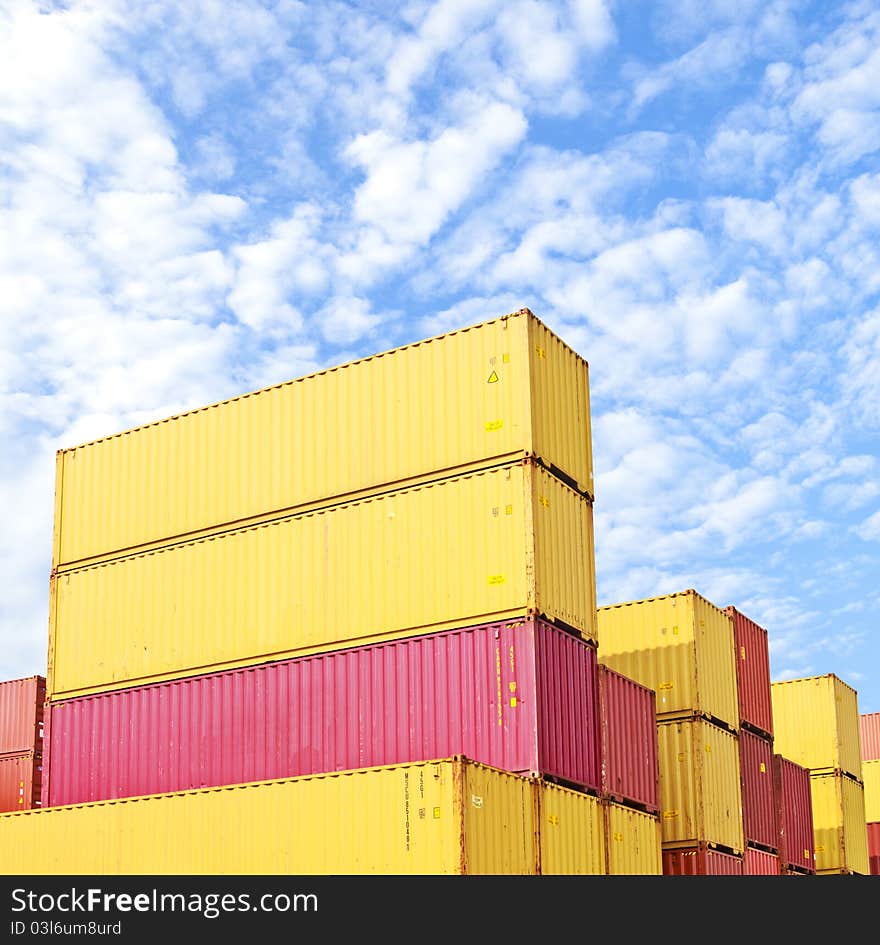 Colorful Container Area