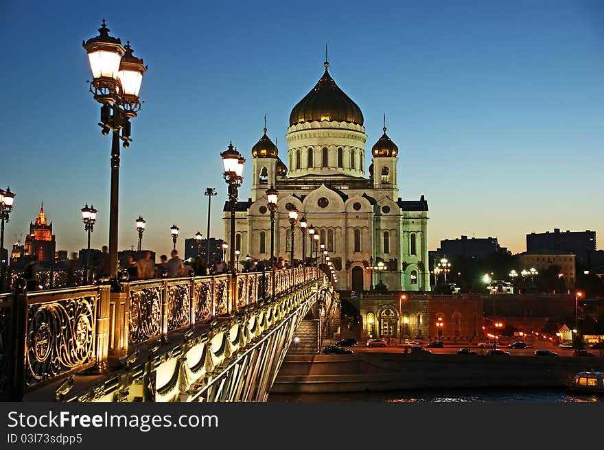 Night View Of The Christ The Savior Cathedral