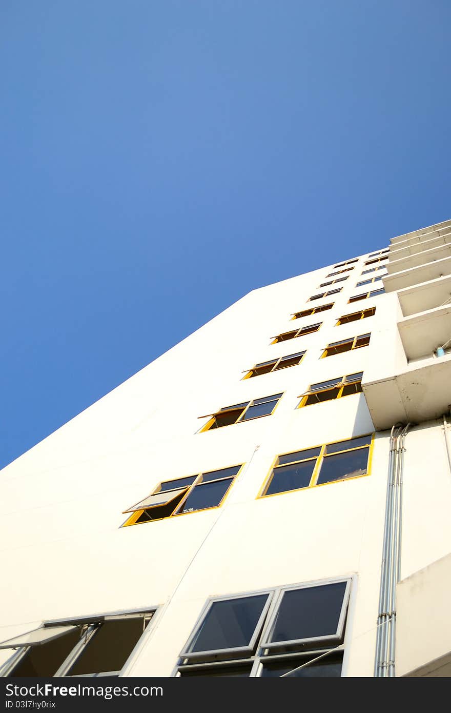 Building Against Blue Sky