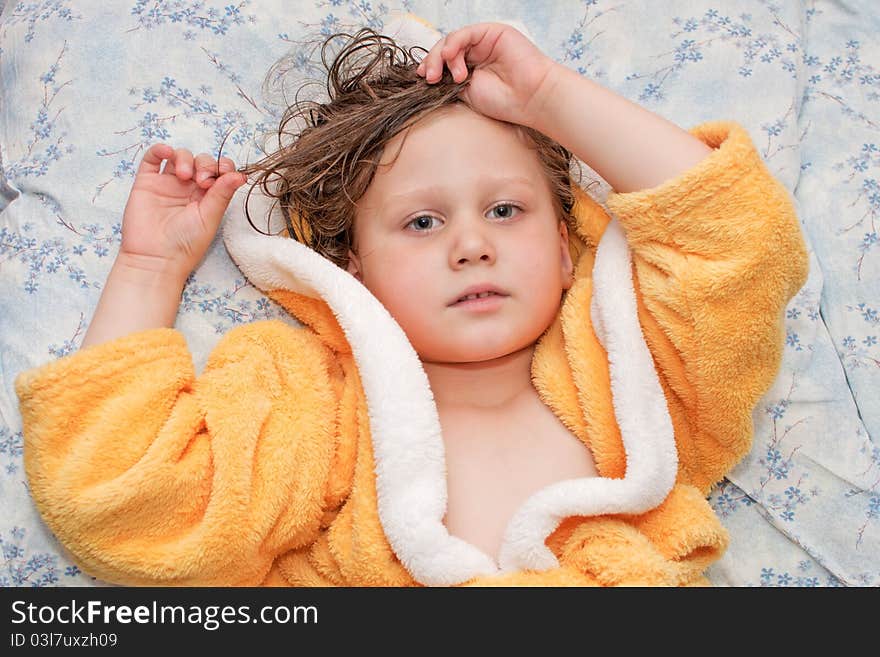 Girl After Shower