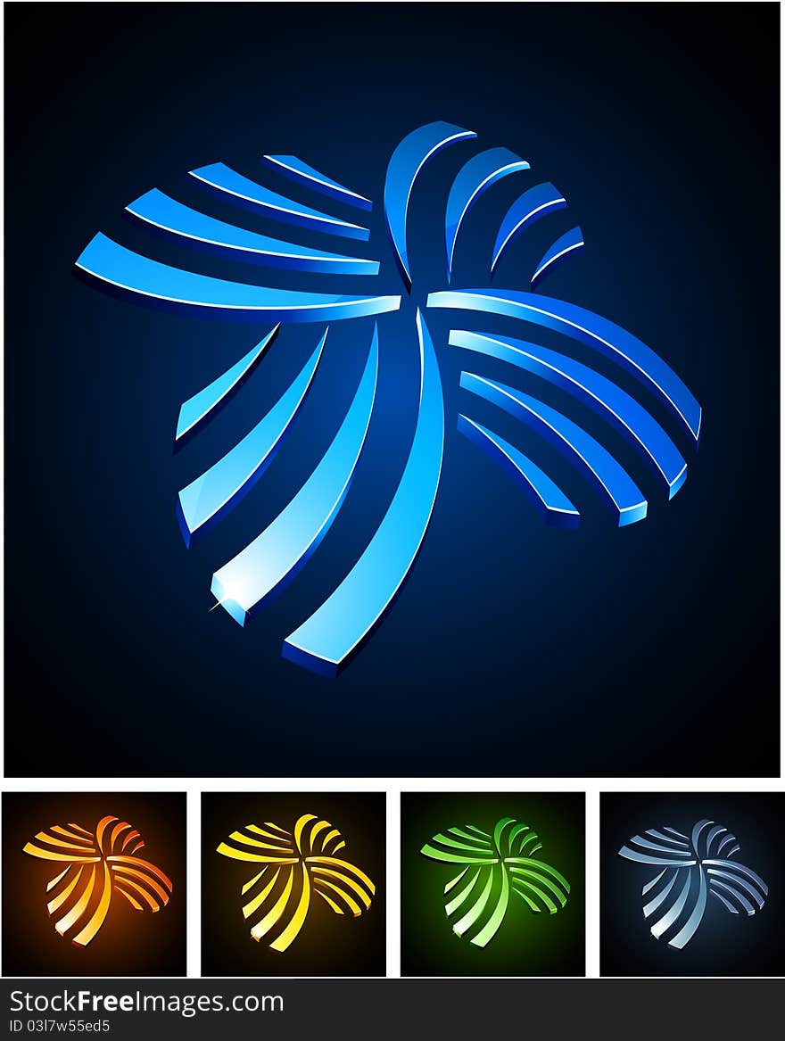 Vector illustration of shiny symbols. Vector illustration of shiny symbols.