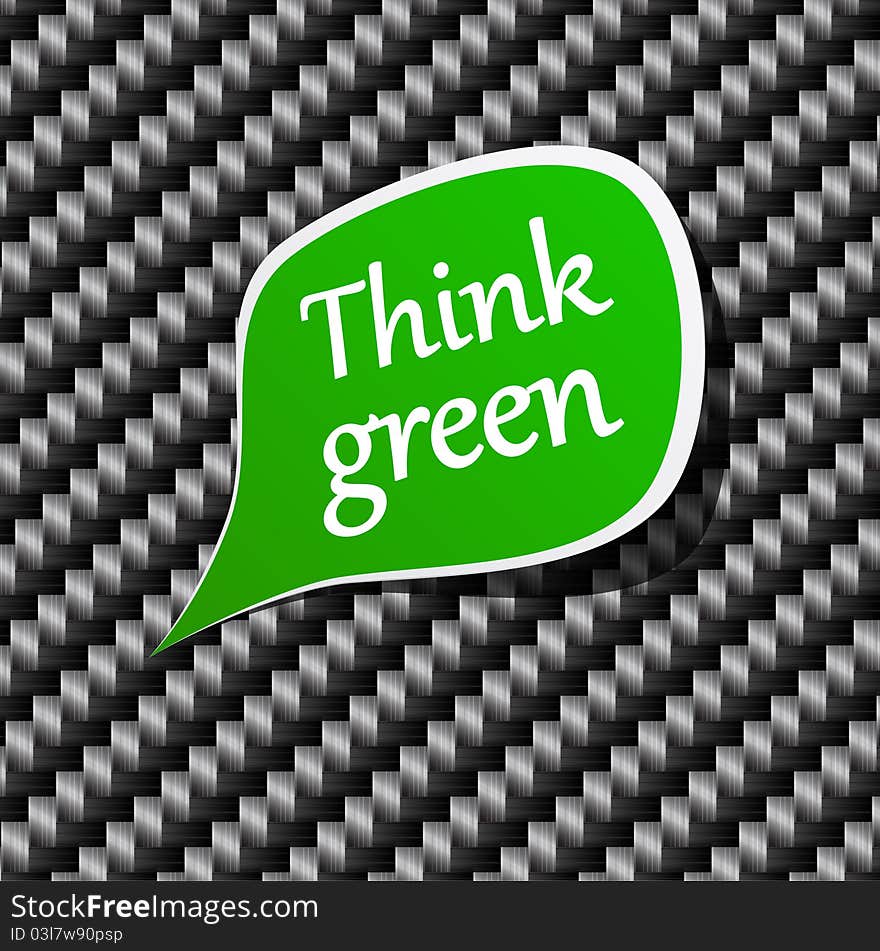 Think green Speech announcement.