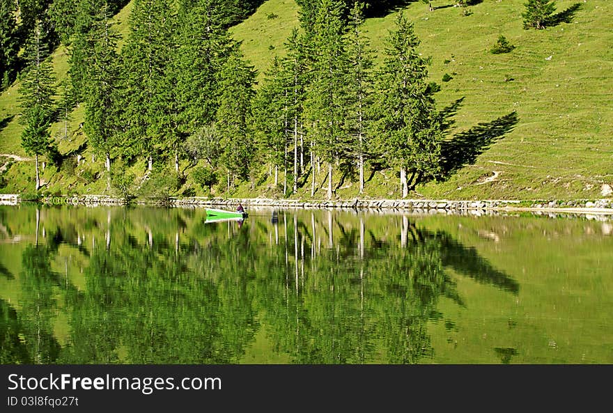 Lake in the Alps