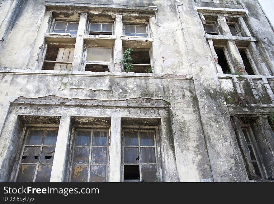 Vintage abandoned building