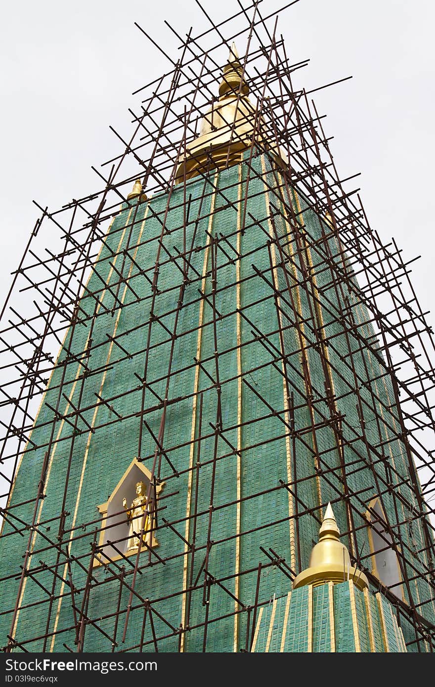 Green Pagoda. Is currently under construction.