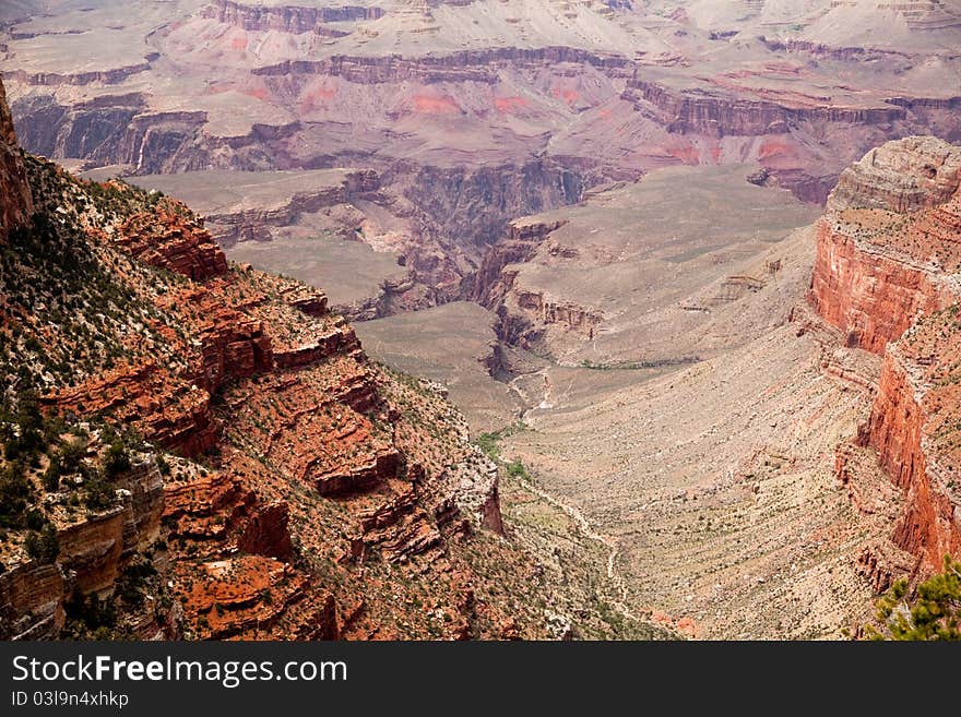 Grand Canyon in the summer