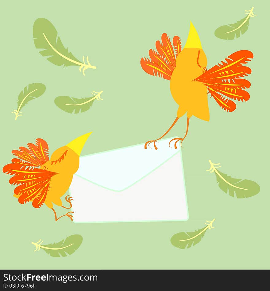 Birds with envelope