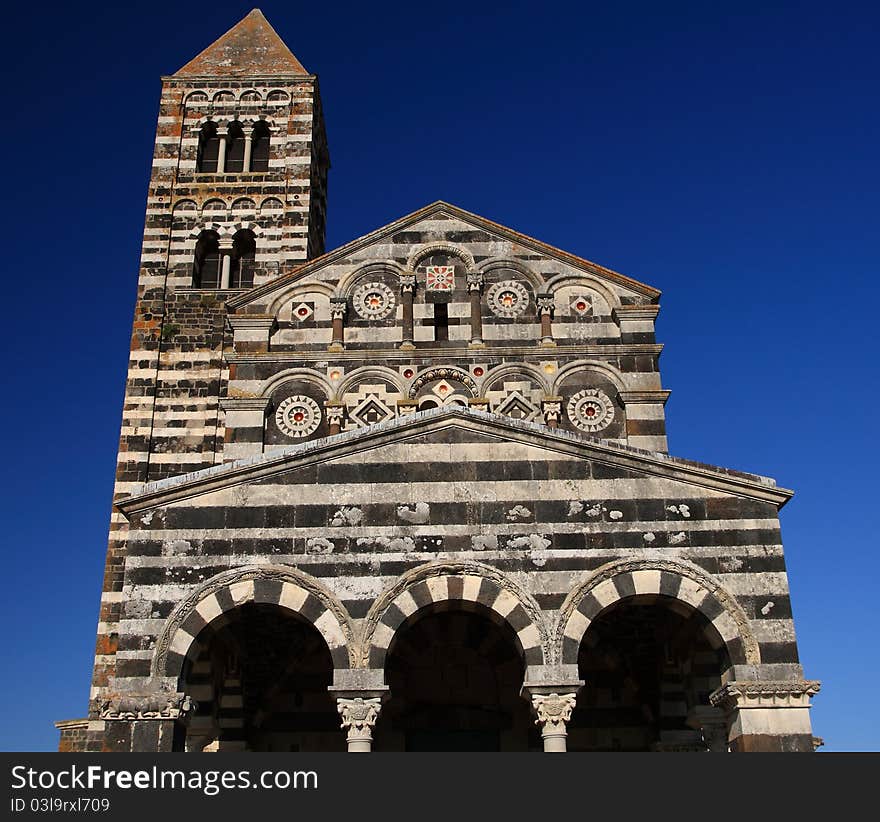 Rural Church in Sardinia, the name is Saccargia