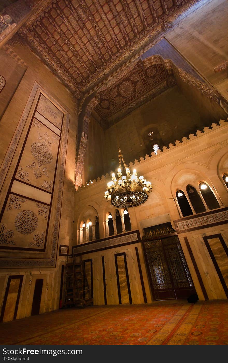 Refaie mosque in cairo, an ancient building. Refaie mosque in cairo, an ancient building