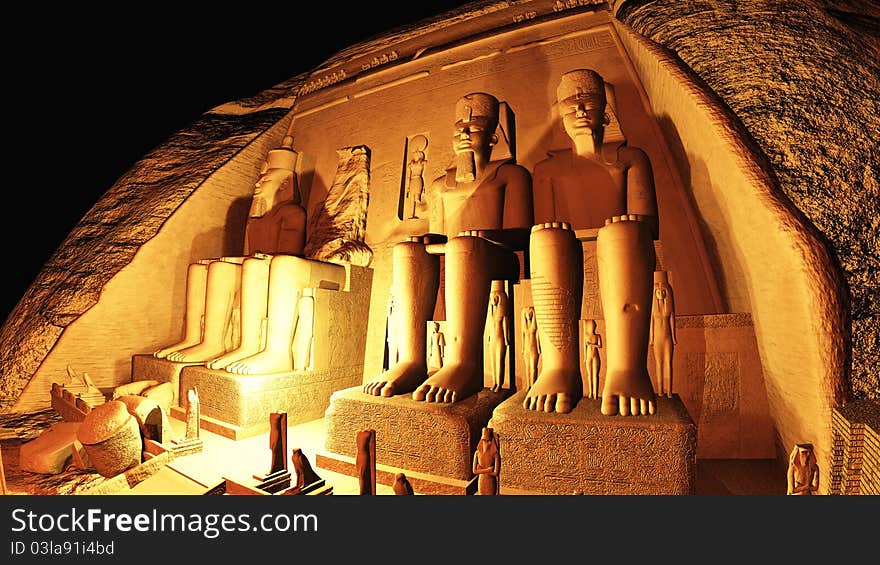 The image of Abu Simbel