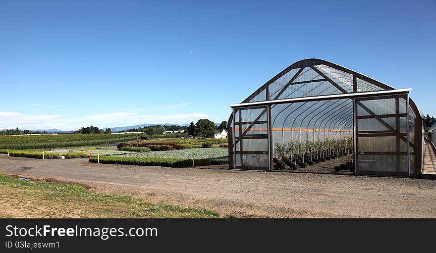 Greenhouse Rural Oregon.