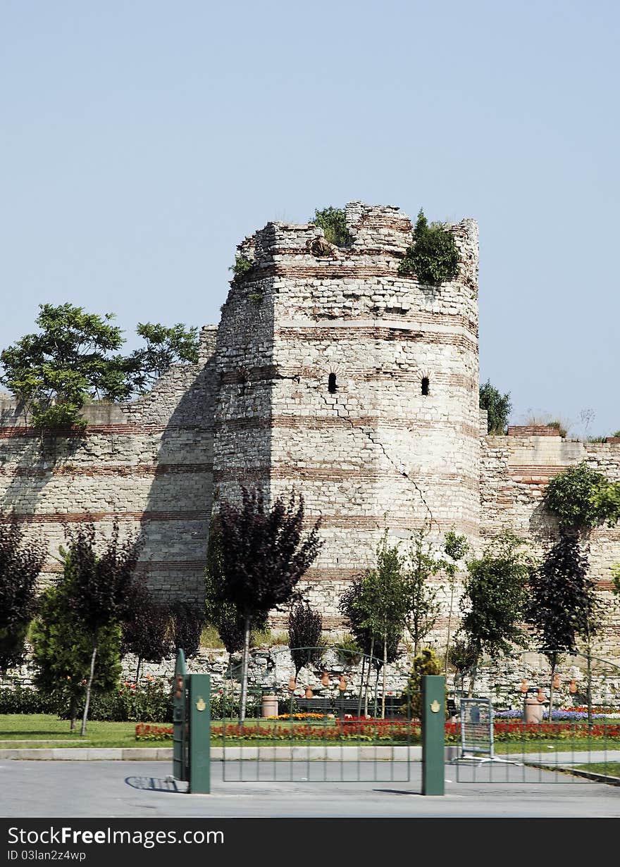 Tower wall of Constantinople